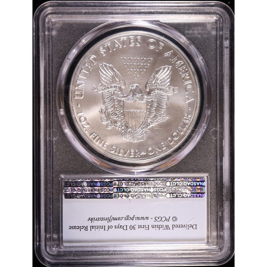 2018 American Silver Eagle PCGS MS69 First Strike 1 oz Silver Reverse