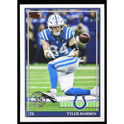 2026 Topps Flagship Tyler Warren 1991 Topps 91TF-48 Colts Football front