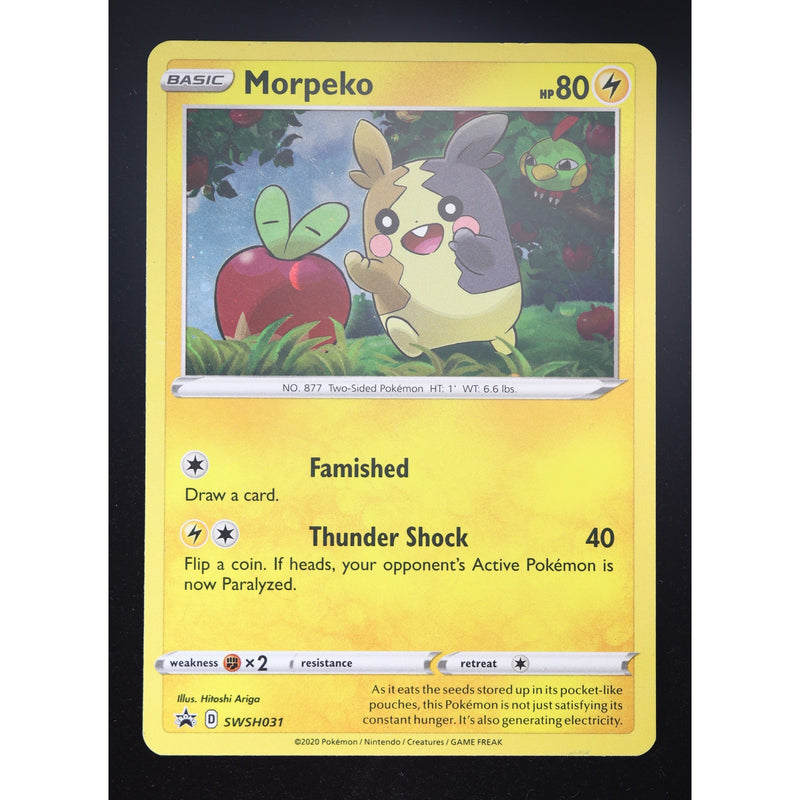 Pokemon Morpeko SWSH031 Black Star Promo English NM