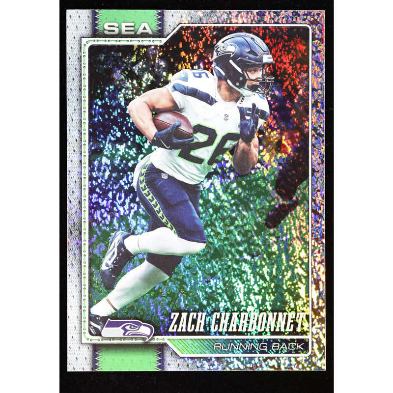 2026 Topps Flagship Zach Charbonnet #252 Sandglitter — Near Mint