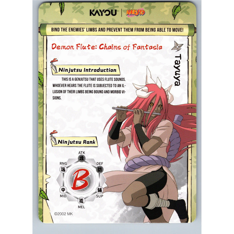 2026 Kayou Naruto Tayuya SSR NREA02-SSR-003L3 English NM
