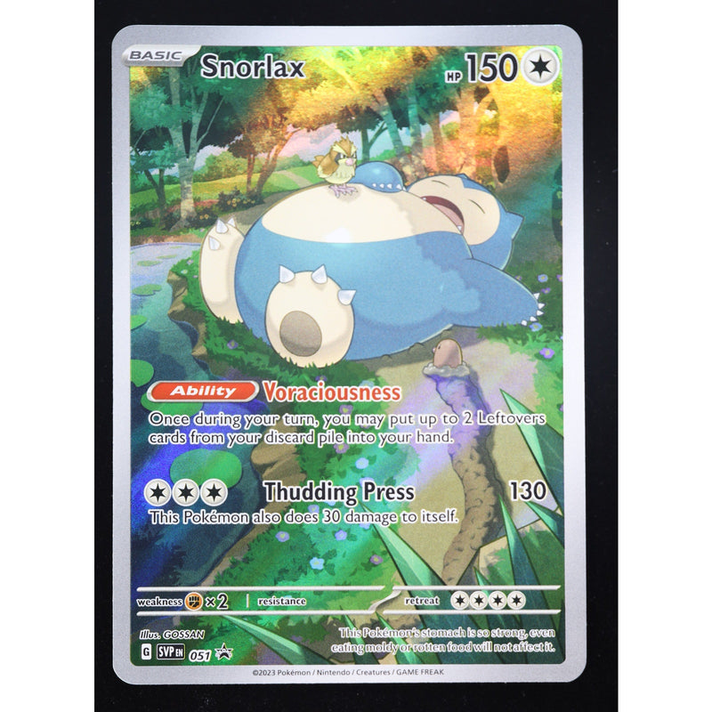 Pokemon Snorlax SVP 051 Black Star Promo English NM