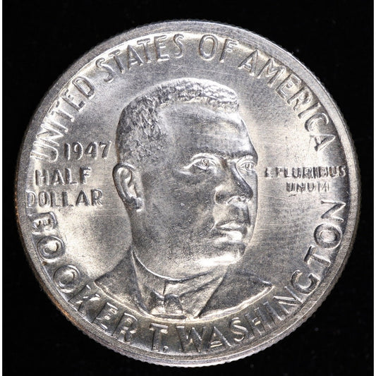 1947 Booker T Washington Memorial Half Dollar  Obverse