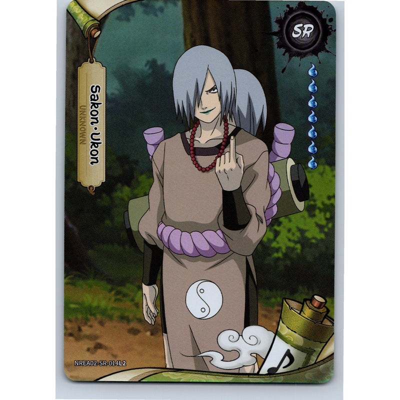 2026 Kayou Naruto Sakon/Ukon SR NREA02-SR-014L2 English NM
