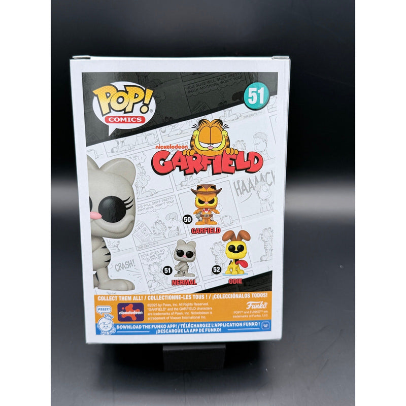 Funko Pop Nermal 51 Garfield Comics back view