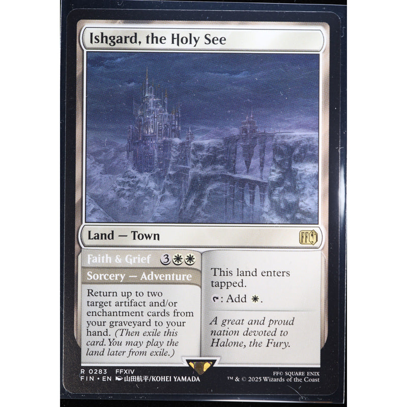 MTG Ishgard the Holy See Final Fantasy Foil English NM