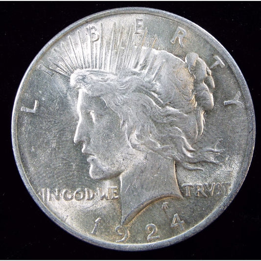 1924 Peace Silver Dollar $1 Obverse