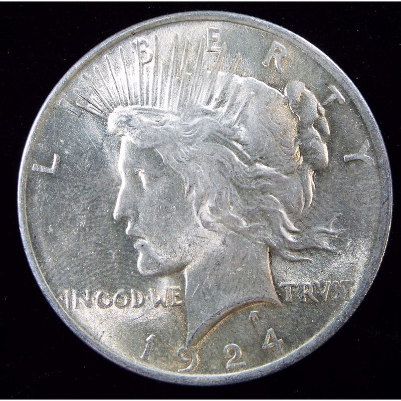 1924 Peace Silver Dollar $1 Obverse