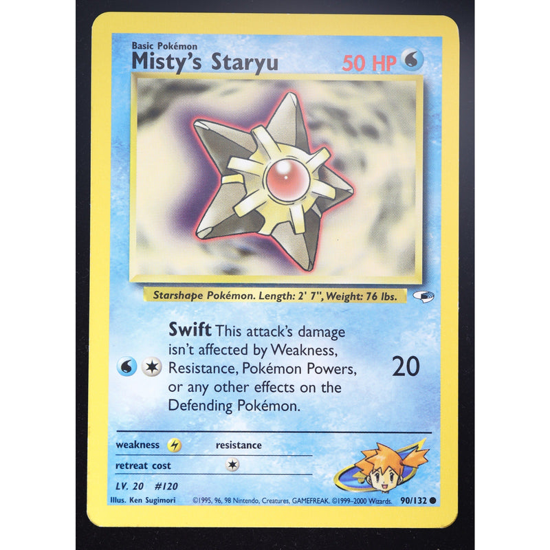 Pokemon Misty's Staryu 90/132 Gym Heroes Non-Holo English LP