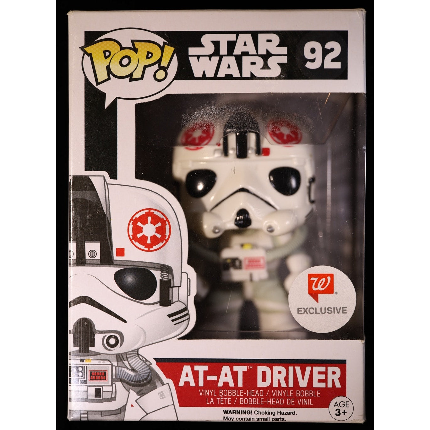 Funko Pop Star Wars AT-AT Driver #92 Walgreens Exclusive Vinyl Bobble Head