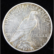 1923 Peace Silver Dollar reverse VF circulated 90 percent silver coin