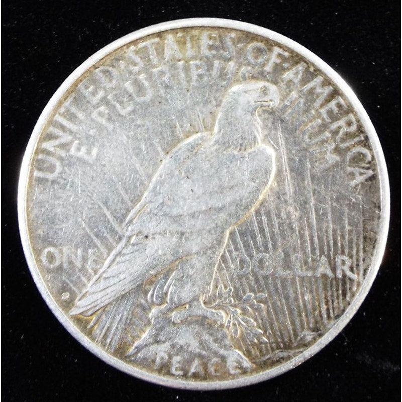 1923 Peace Silver Dollar reverse VF circulated 90 percent silver coin