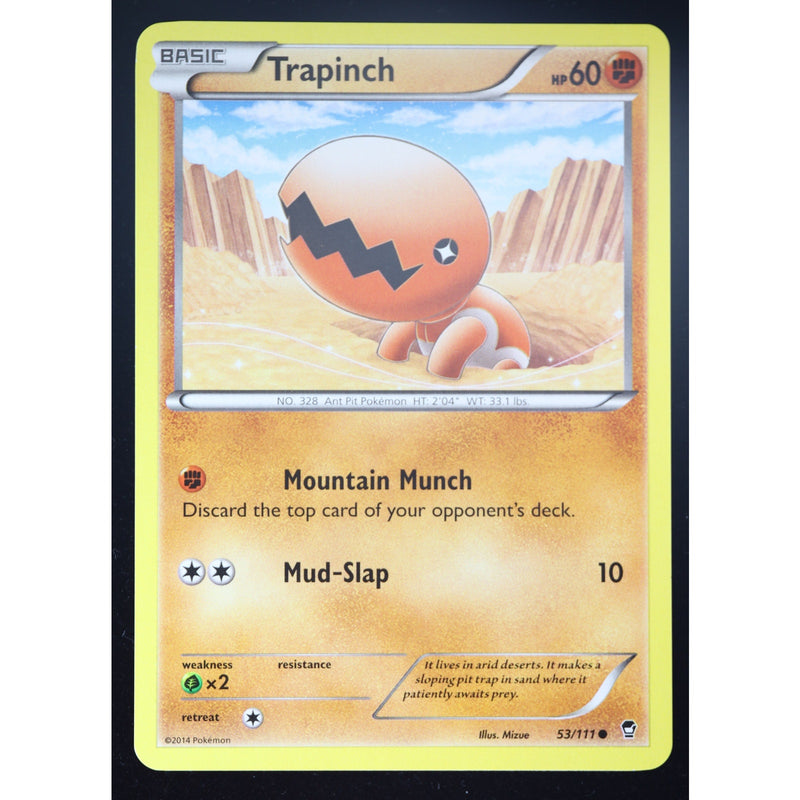 Pokemon Trapinch 53/111 Furious Fists Non-Holo English NM