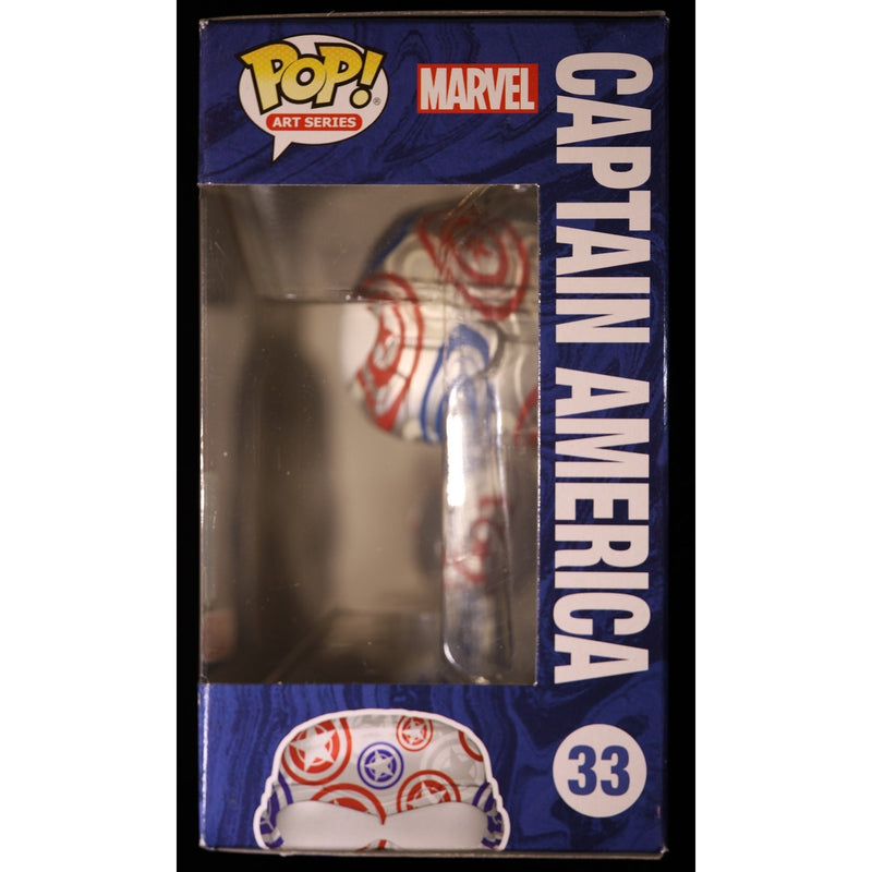 Funko Pop Art Series Captain America #33 Target Exclusive w Protector