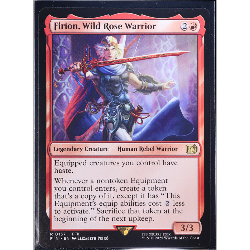 MTG Firion Wild Rose Warrior Final Fantasy Foil English NM