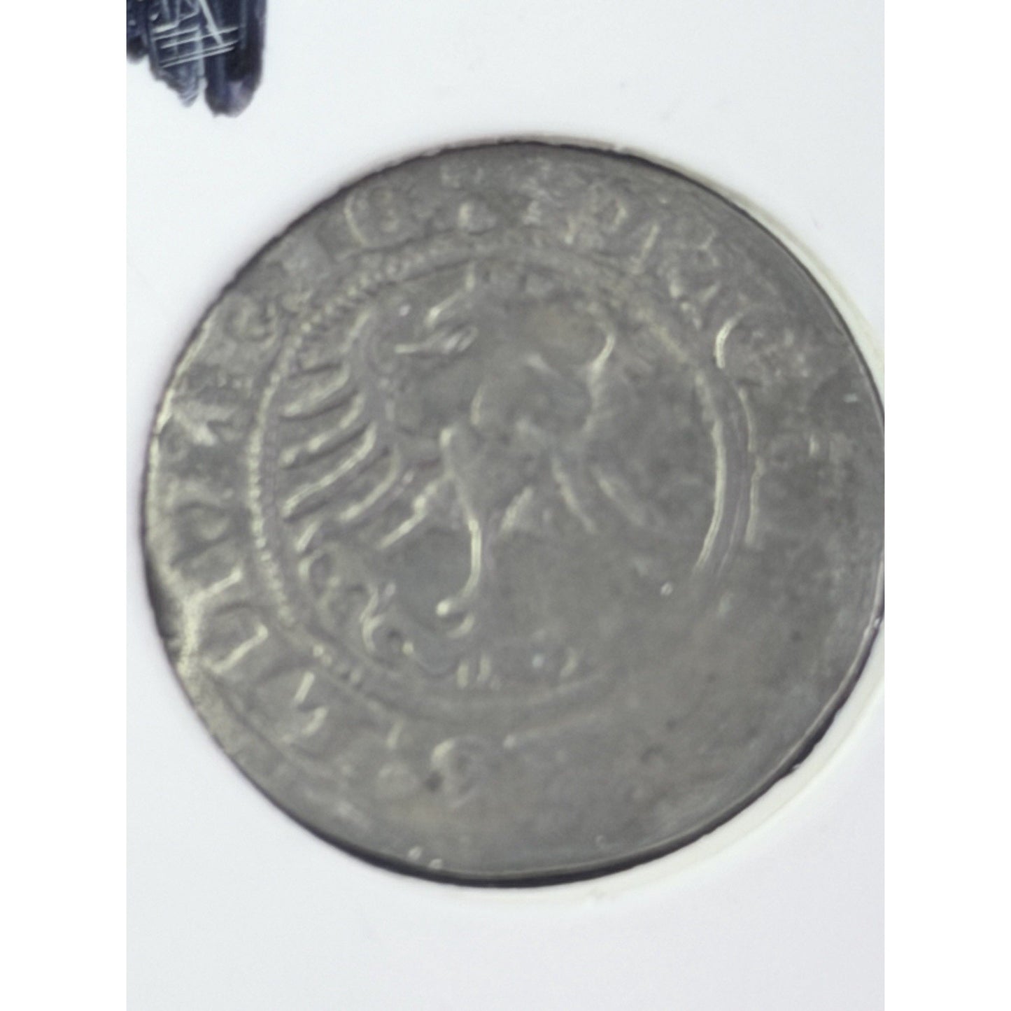 1514 Sigismund I Silver Half Groat additional reverse detail