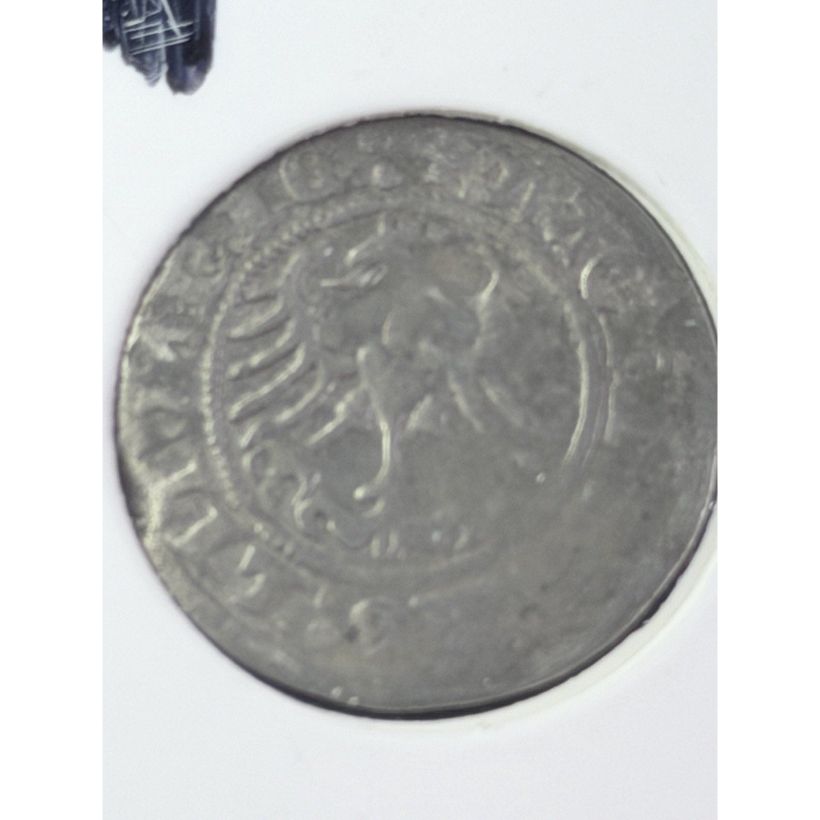1514 Sigismund I Silver Half Groat additional reverse detail