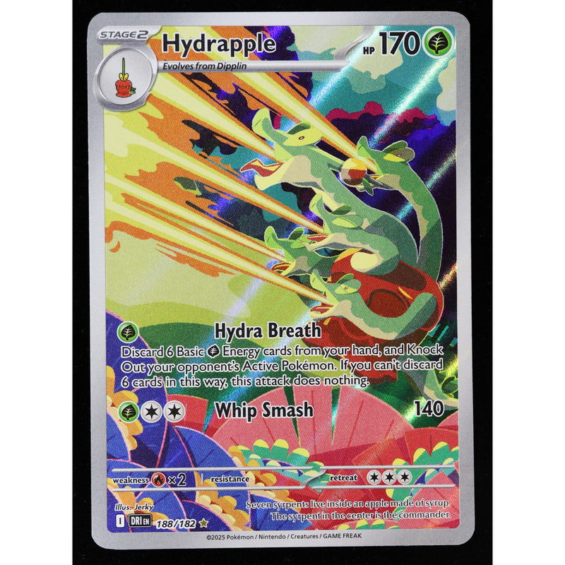 Pokémon Hydrapple 188/182 Illustration Rare – Destined Rivals – Near Mint front