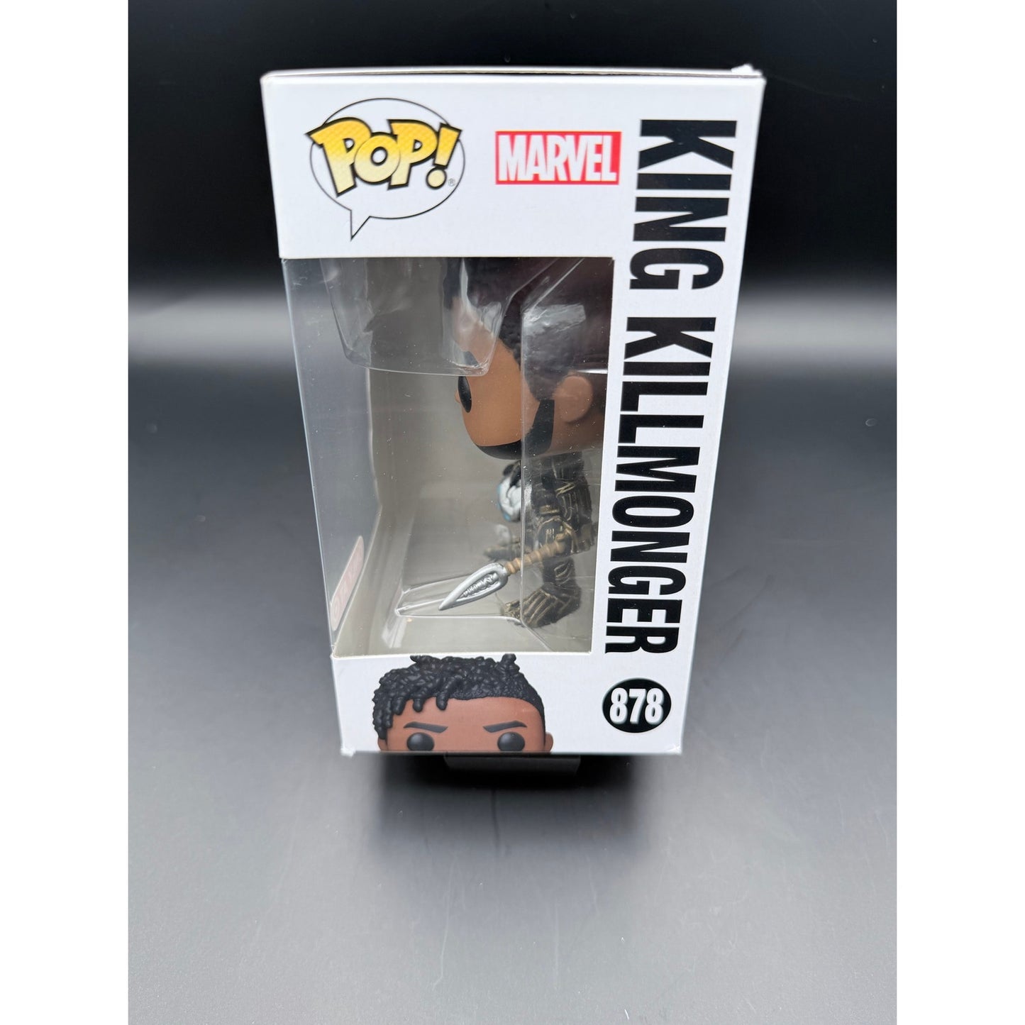 Funko Pop Killmonger 878 Marvel What If side view