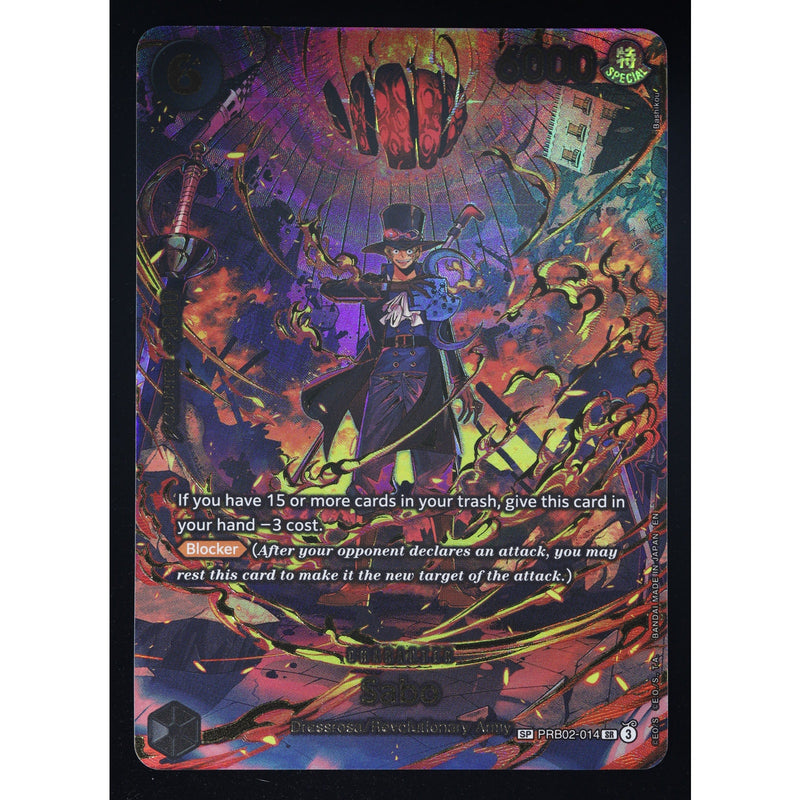 One Piece Sabo PRB02-014 SR SP Alt Art Foil – Near Mint