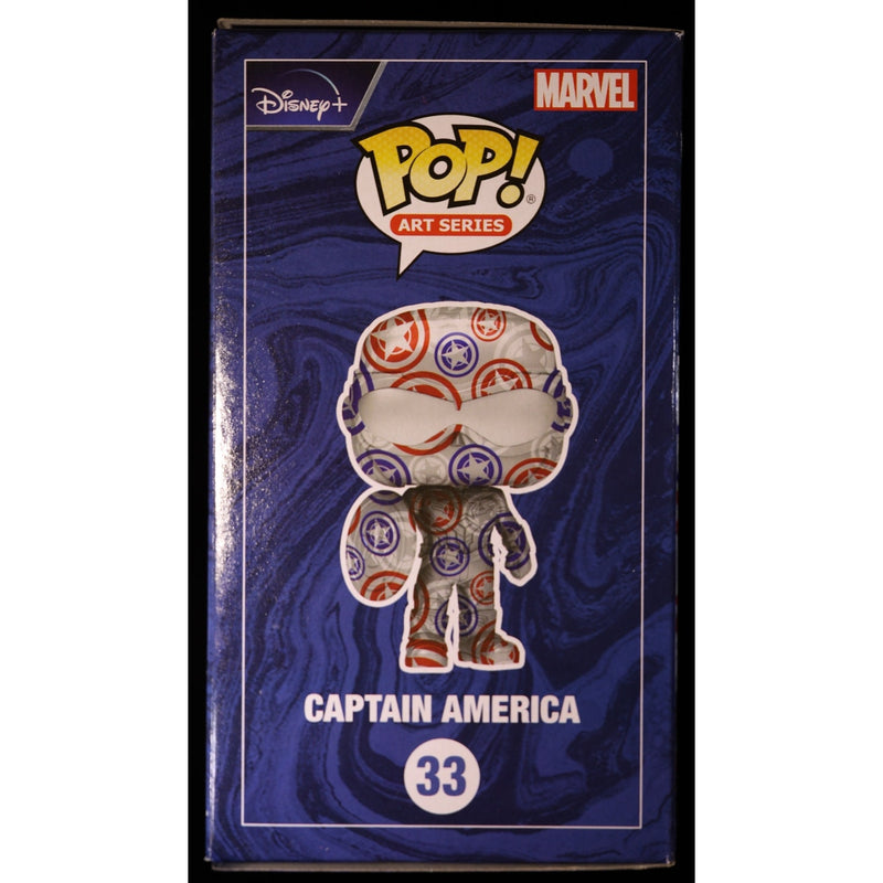 Funko Pop Art Series Captain America #33 Target Exclusive w Protector