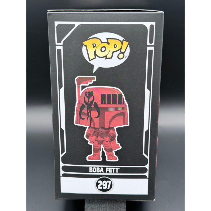 Funko Pop Boba Fett 297 Red WonderCon 2020 side view