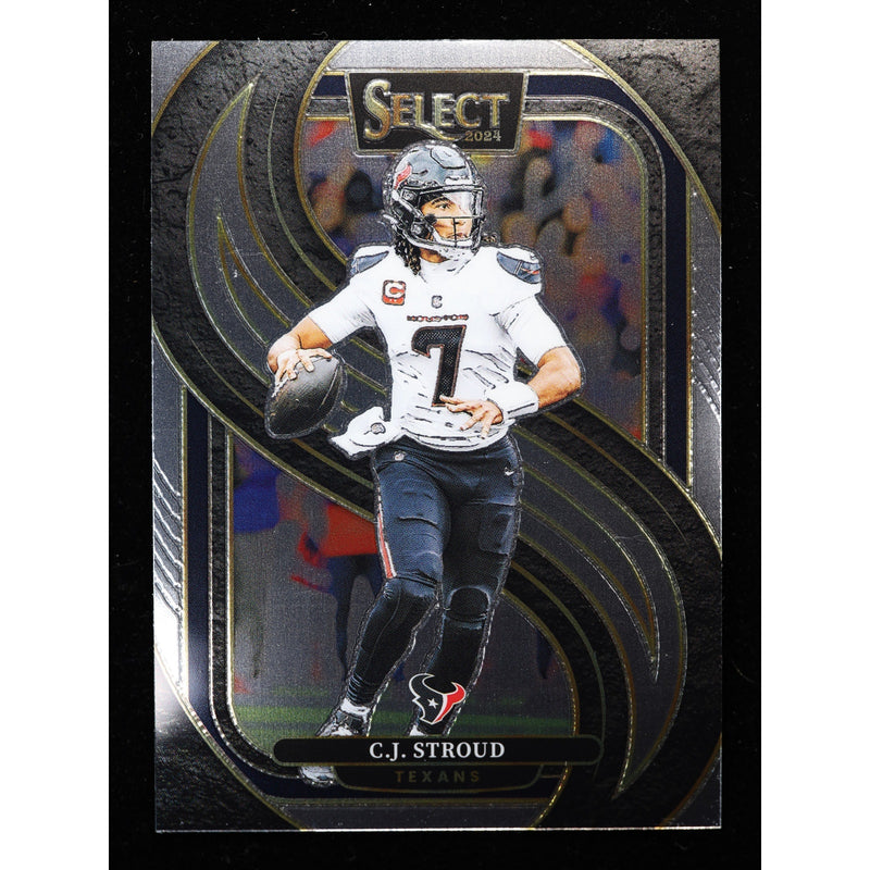 2024 Panini Select C.J. Stroud #128 Premier Level Football Card front