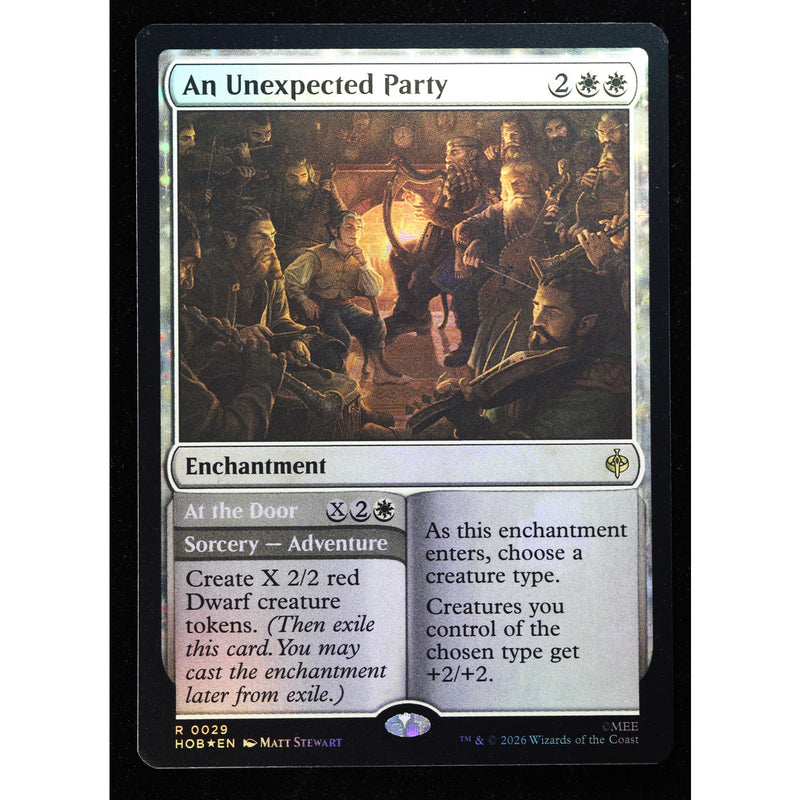 MTG An Unexpected Party 29 Foil The Hobbit HOB – Near Mint