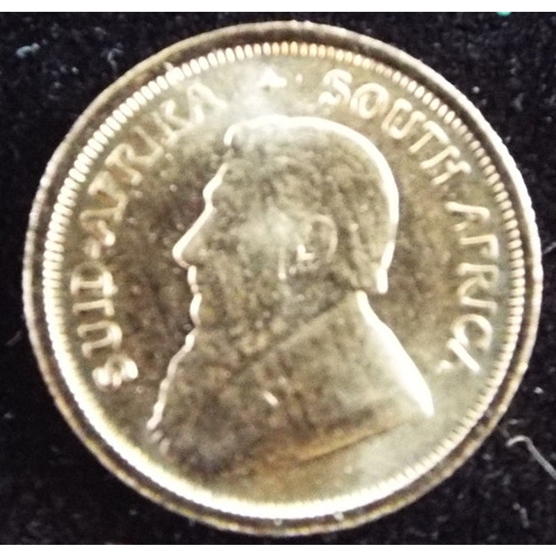 1981 1/10 oz Gold Krugerrand obverse Paul Kruger