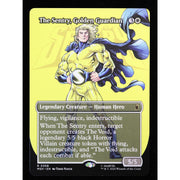 The Sentry, Golden Guardian 0358 MSH borderless Magic: The Gathering card, front view, Near Mint nonfoil.
