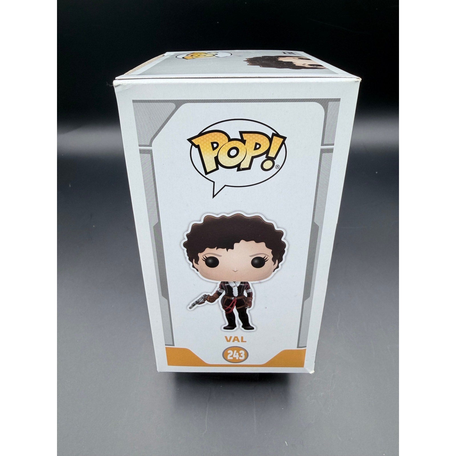 Funko Pop Val 243 side box view
