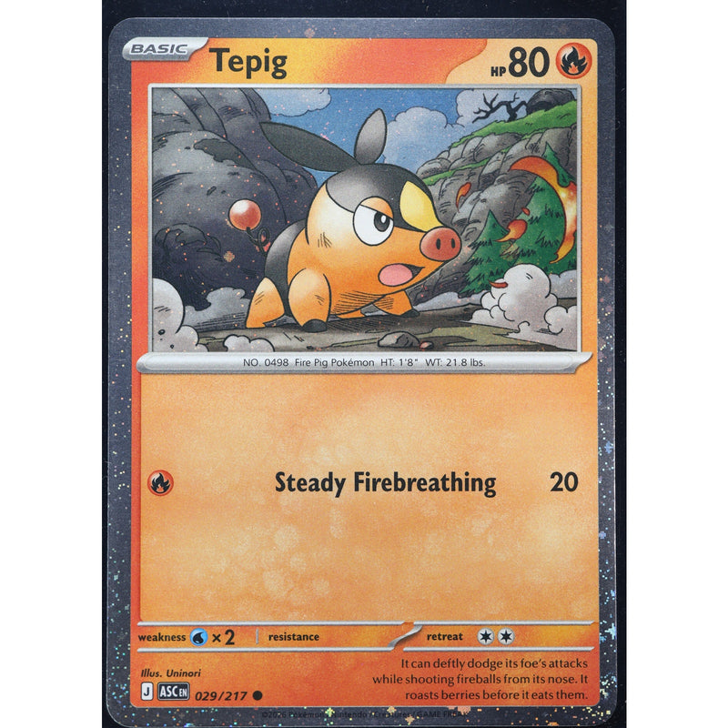 Pokemon Chikorita Tepig Totodile Ascended Heroes Cosmos Holo Set