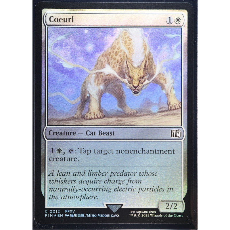 MTG Coeurl Final Fantasy Foil English NM
