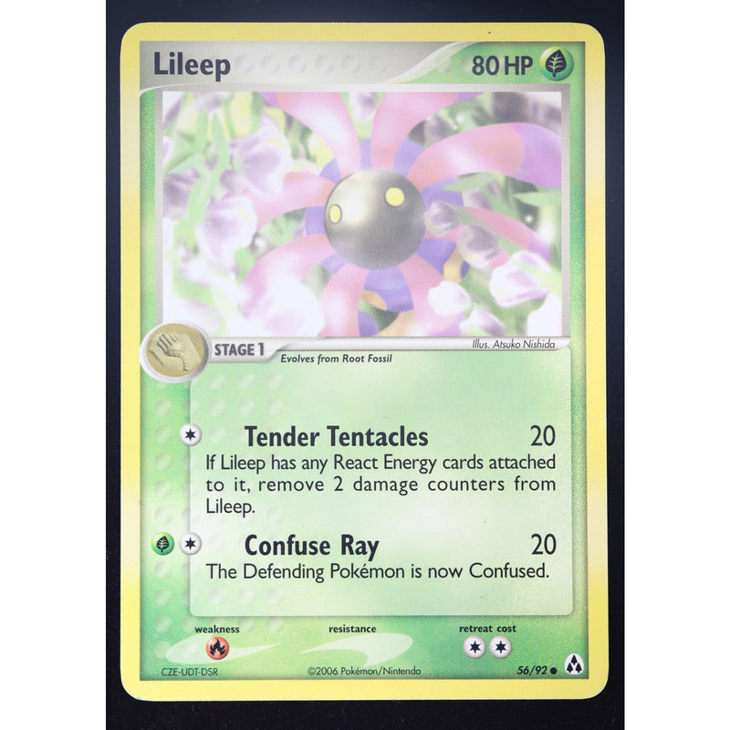 Pokemon Lileep 56/92 EX Legend Maker Non-Holo English LP