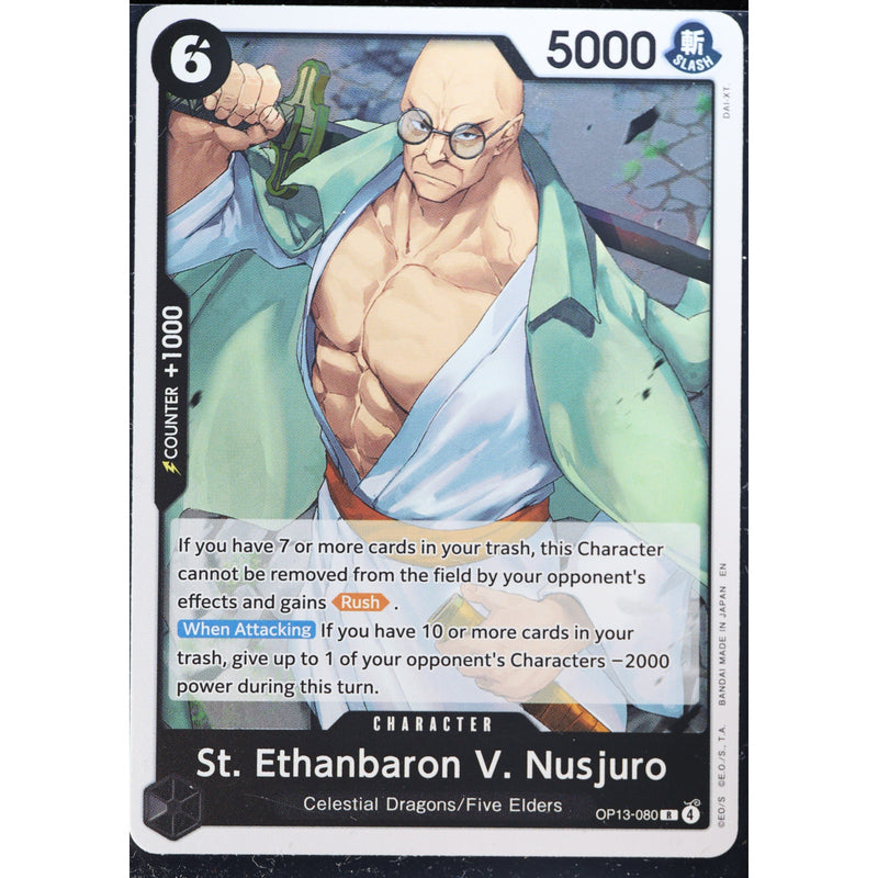 One Piece Card Game St. Ethanbaron V. Nusjuro OP13-080 English NM