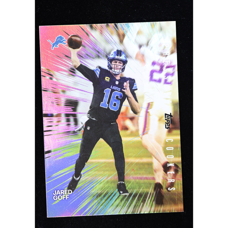 2026 Topps Flagship Jared Goff Pressure Cookers PC-16 — Near Mint