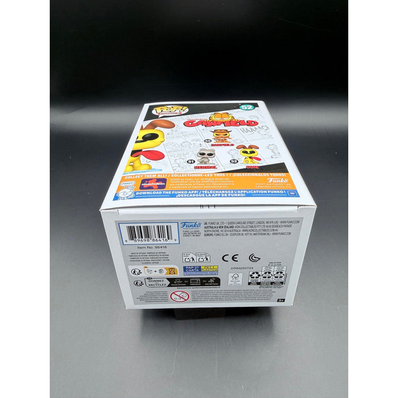 Funko Pop Odie 52 Garfield Comics bottom box view