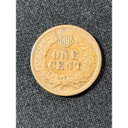 1873 Indian Head Cent Open 3 reverse better date coin