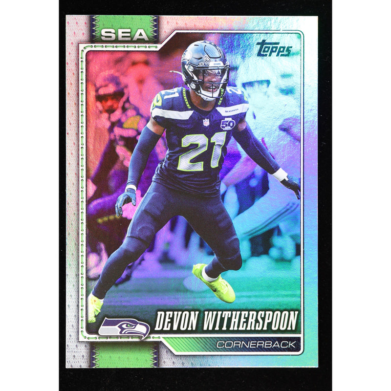 2026 Topps Flagship Devon Witherspoon #179 Rainbow Foil — Near Mint