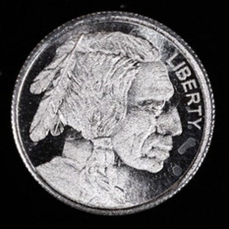 Monarch Precious Metals 1 Gram .999 Fine Silver Buffalo Round