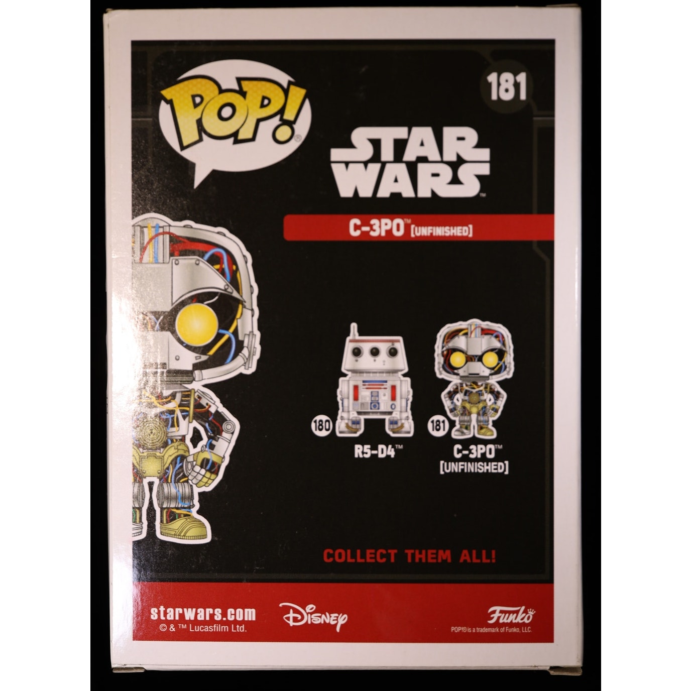 Funko Pop Star Wars C-3PO Unfinished #181 Smuggler's Bounty Exclusive