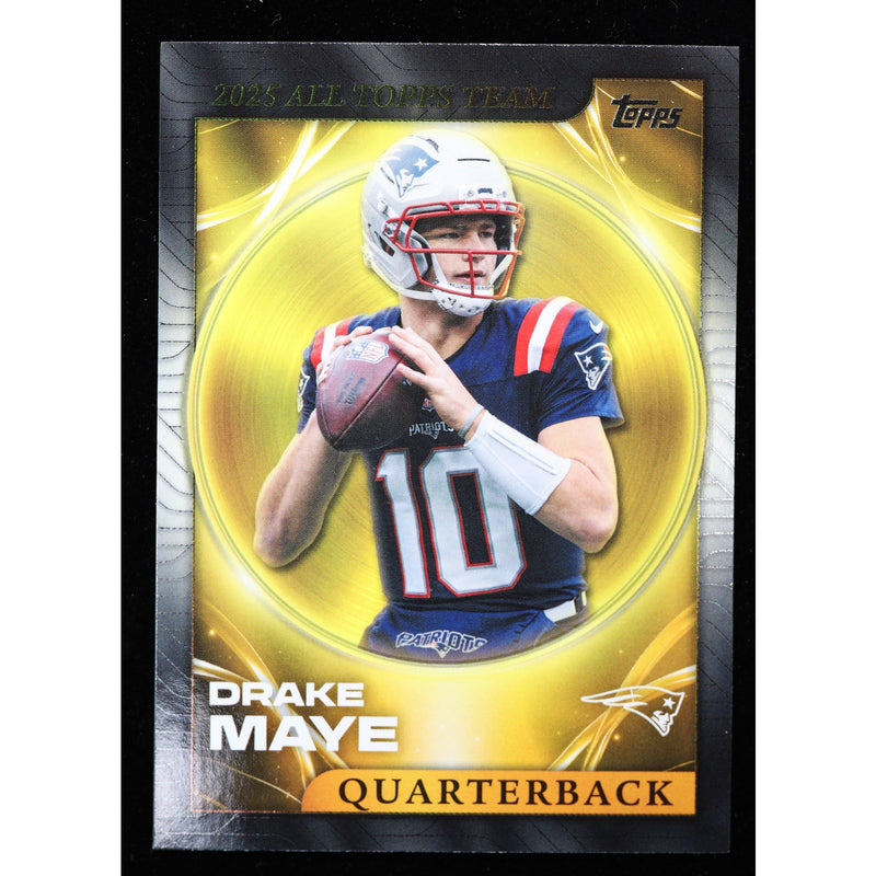 2026 Topps Flagship Drake Maye 2025 All Topps Team 25ATT-3 Football front