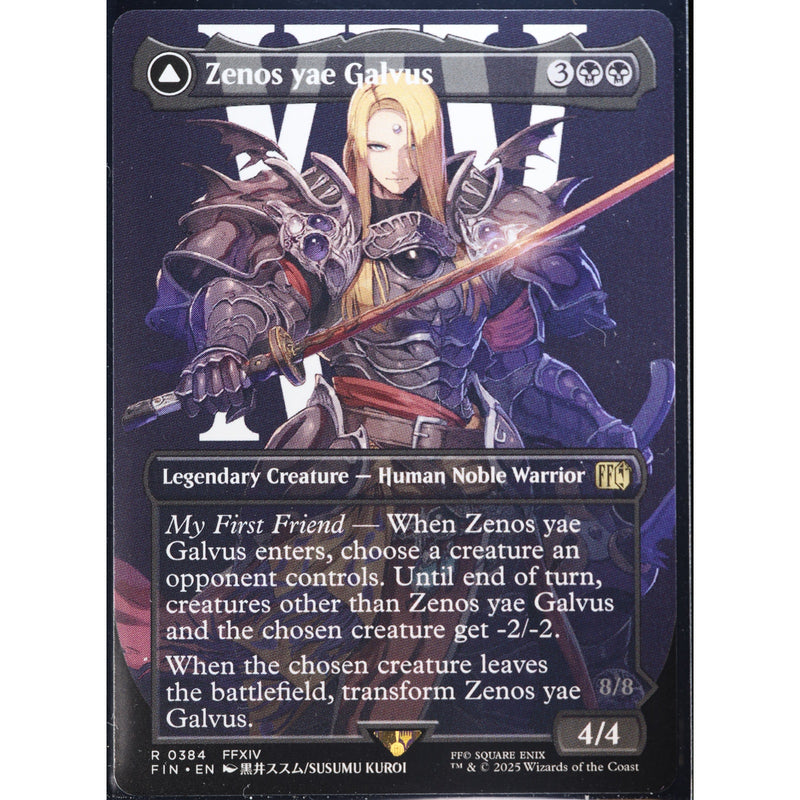 MTG Zenos yae Galvus Shinryu Double Faced Final Fantasy Foil NM