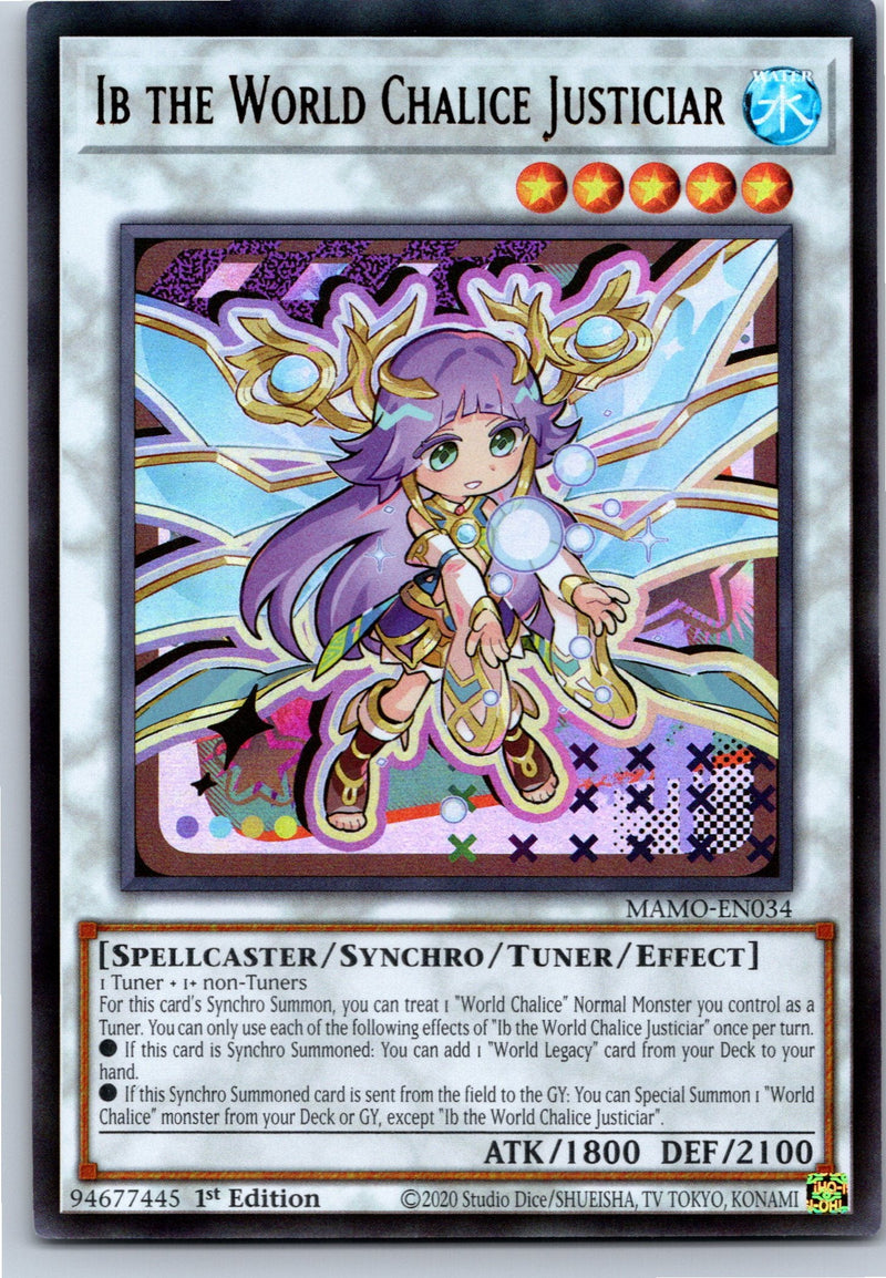 Ib the World Chalice Justiciar MAMO-EN034 Ultra Rare front