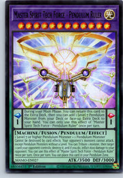 Master Spirit Tech Force - Pendulum Ruler MAMO-EN027 Ultra Rare front