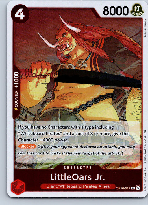 LittleOars Jr. OP16-017 Rare Foil One Piece card front