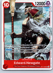 Edward.Newgate OP17-005 Super Rare Foil One Piece card front