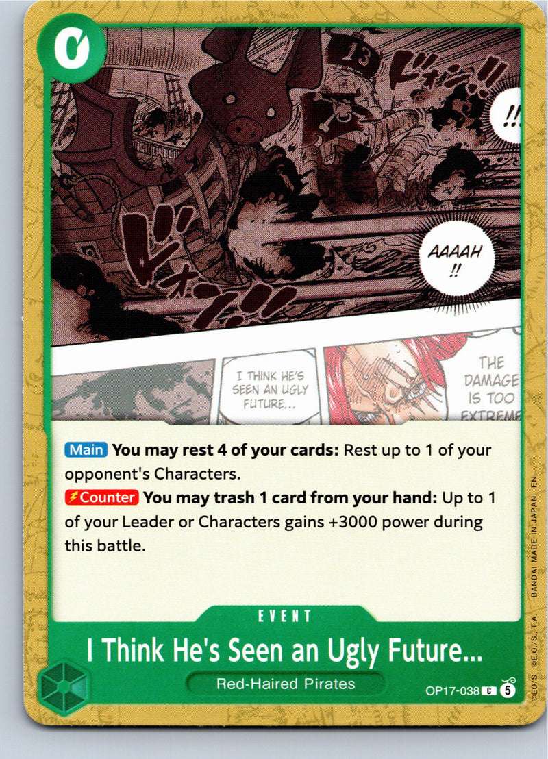 I Think He's Seen an Ugly Future... OP17-038 Common Nonfoil One Piece card front