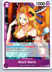 Black Maria OP17-072 Common Nonfoil One Piece card front